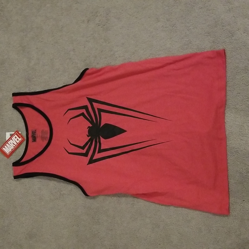 NWT Marvel Spiderman Tank Top Large